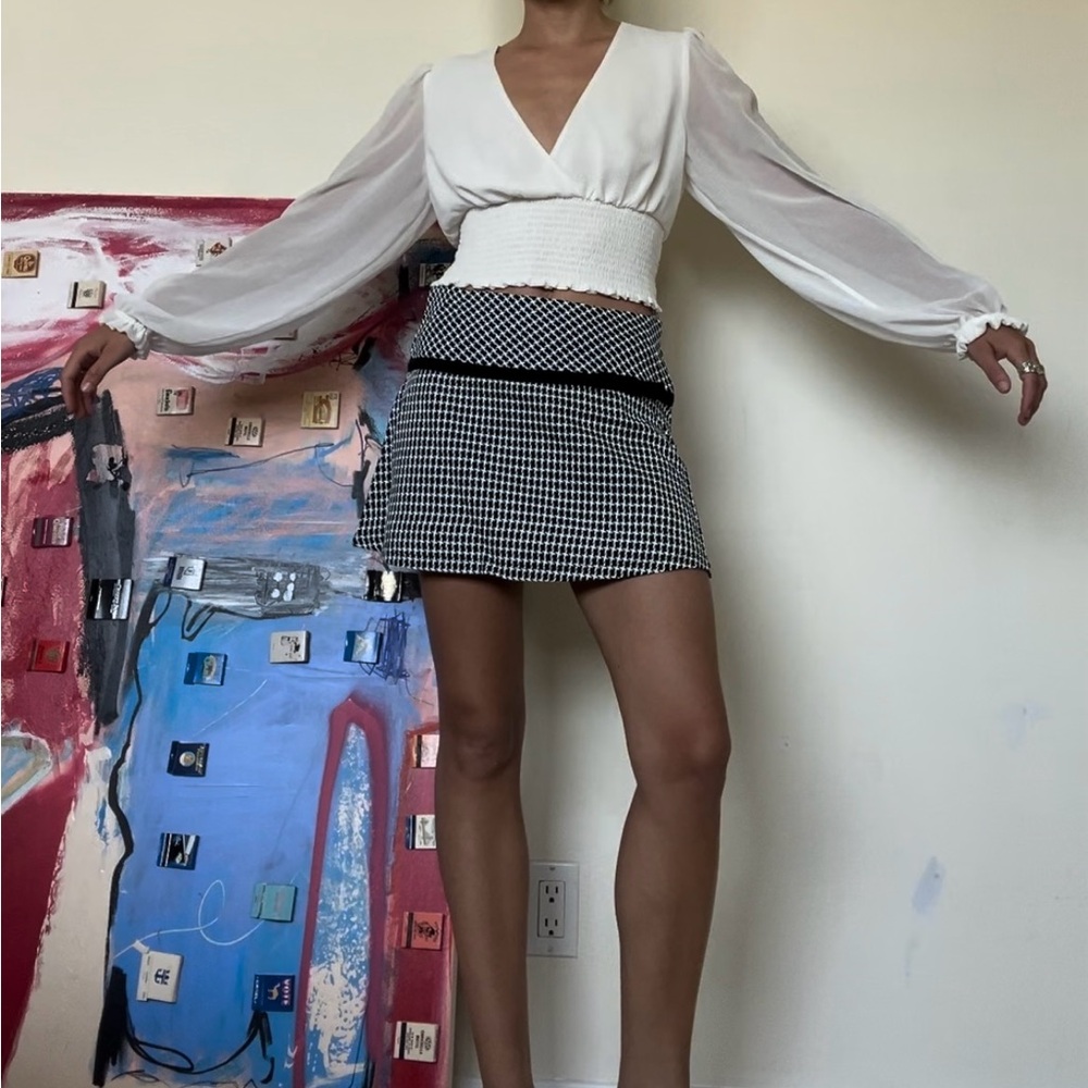 Aritzia White Blouse